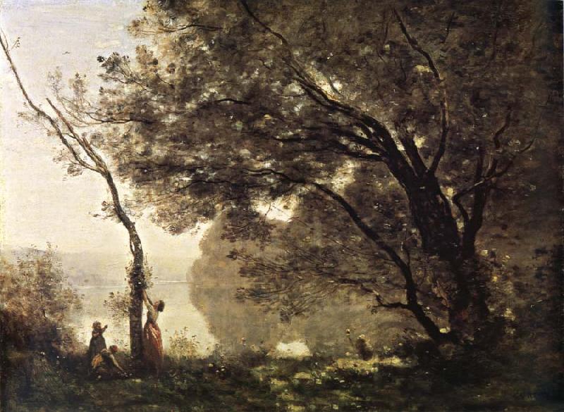 Corot Camille I remember of Mortefontaine France oil painting art